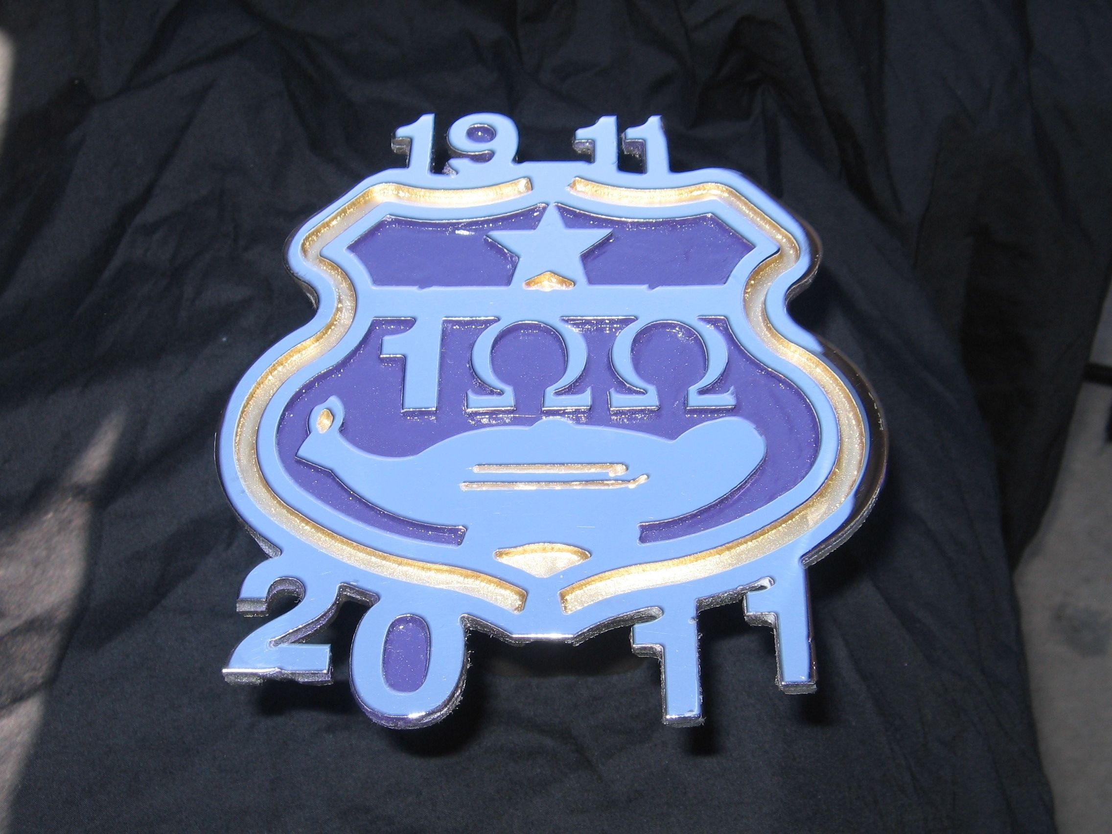 Omega Psi Phi 100 Year 11to11 Founding Year Hitch Cover