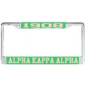 Alpha Kappa Alpha1908 License Plate Frame