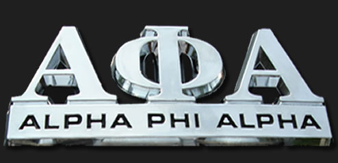 Alpha Phi Alpha Car Tags