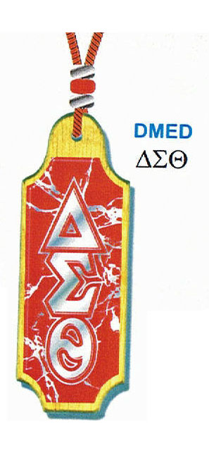 Delta Sigma Theta Domed Medallion