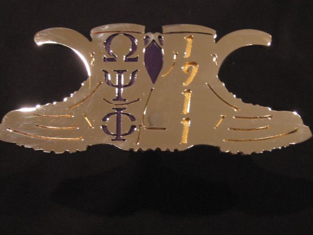 Omega Psi Phi 1911 Gold Boot